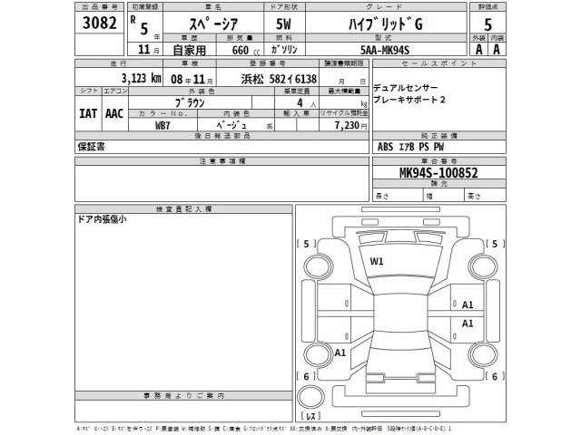 Suzuki SPACIA 2023 7077653-2