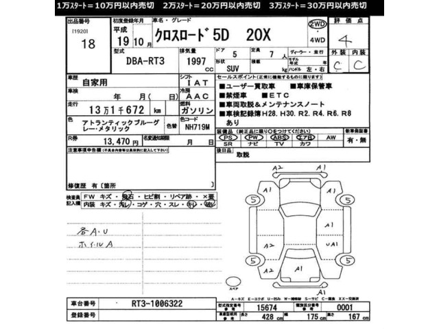 Honda CROSSROAD 2007 7101511-2