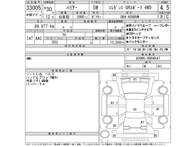 Toyota HARRIER 2018 7106444-2