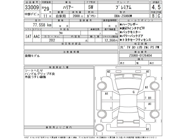 Toyota HARRIER 2017 7106445-2