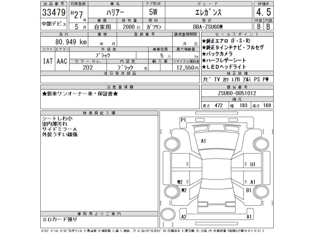 Toyota HARRIER 2015 7106463-2