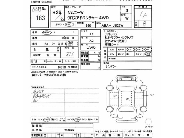 Suzuki JIMNY 2014 7106619-2