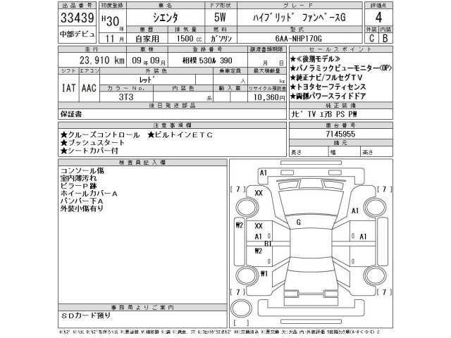 Toyota SIENTA 2018 7106114-2