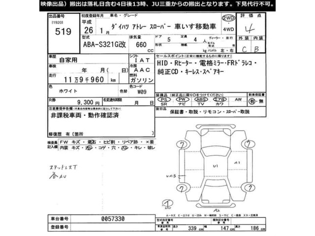 Daihatsu ATRAI WAGON 2014 7121575-2