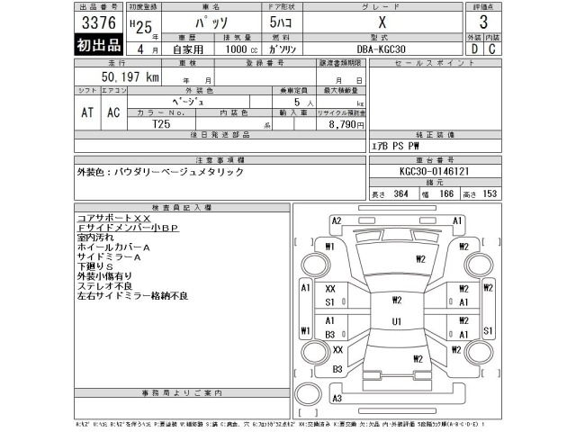 Toyota PASSO 2013 7127880-2