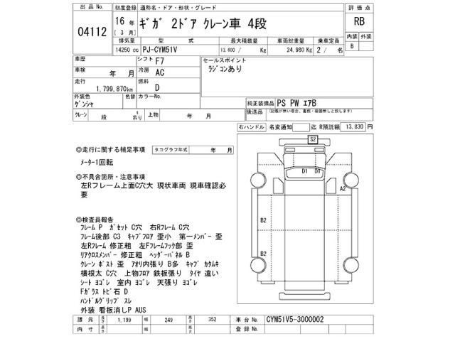 Isuzu GIGA 2004 7150803-2