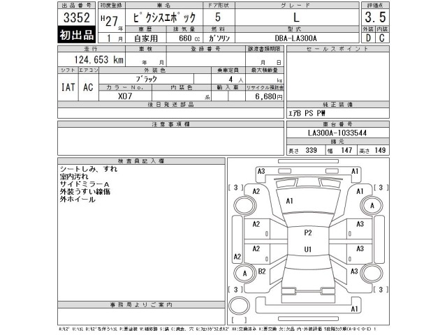 Toyota PIXIS EPOCH 2015 7145261-2