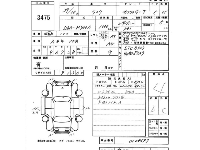 Toyota TANK 2017 7142937-2