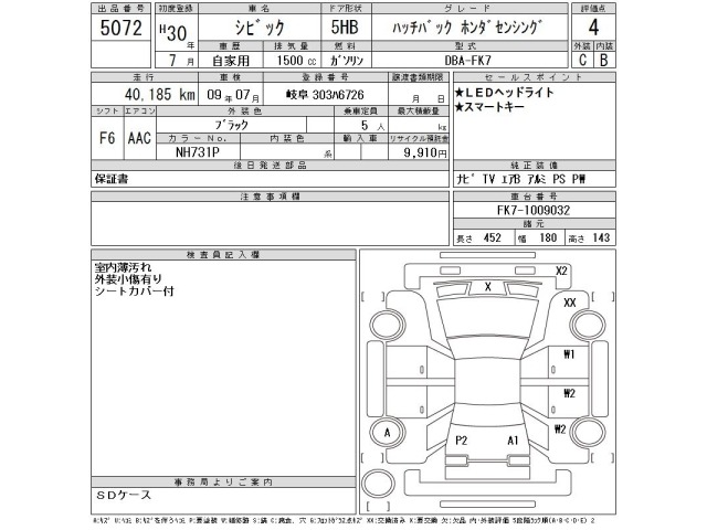 Honda CIVIC 2018 7154675-2