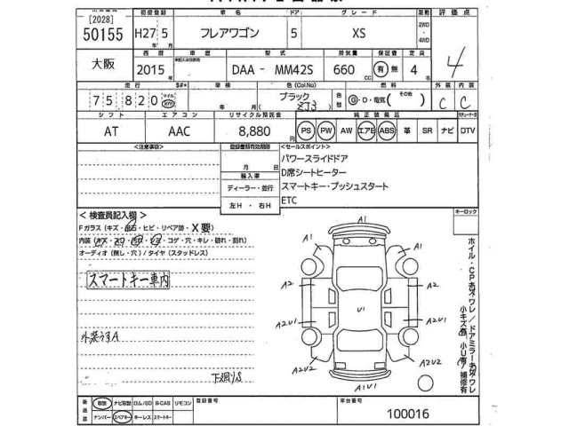Mazda FLAIR WAGON 2015 7157726-2