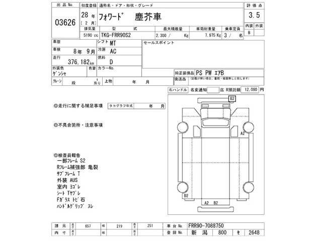 Isuzu FORWARD 2016 7161674-2
