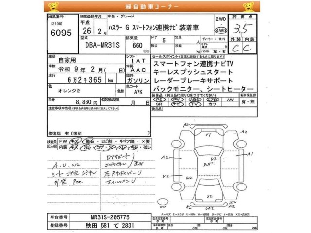 Suzuki HUSTLER 2014 7159955-2