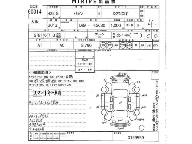Toyota PASSO 2013 7162466-2