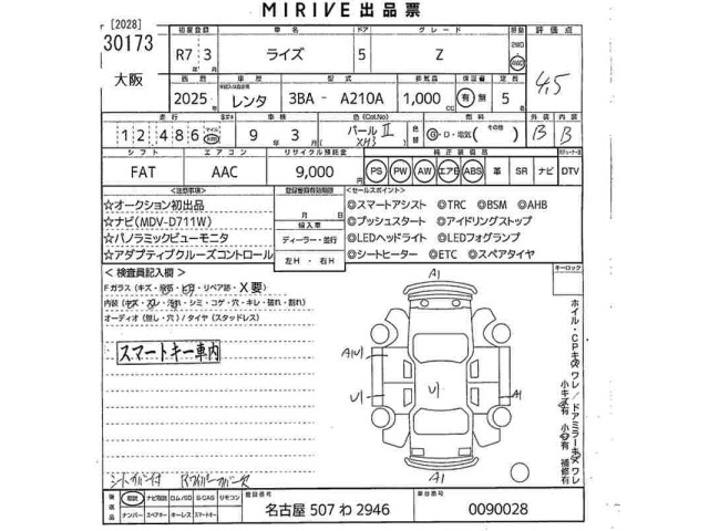 Toyota RAIZE 2025 7161185-2