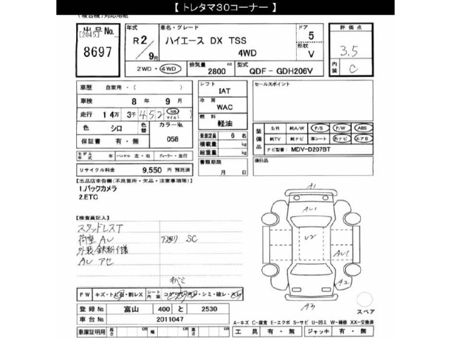 Toyota HIACE VAN 2020 7173149-2