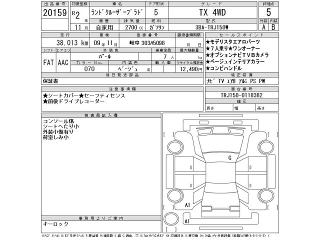 Toyota LAND CRUISER PRADO 2020 7166277-2