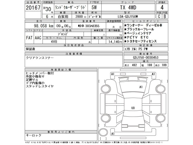 Toyota LAND CRUISER PRADO 2018 7166301-2