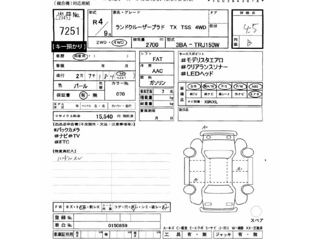 Toyota LAND CRUISER PRADO 2022 7168211-2