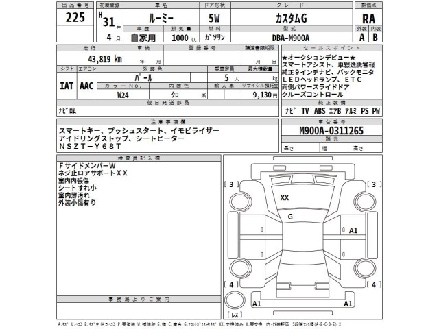 Toyota ROOMY 2019 7177058-2