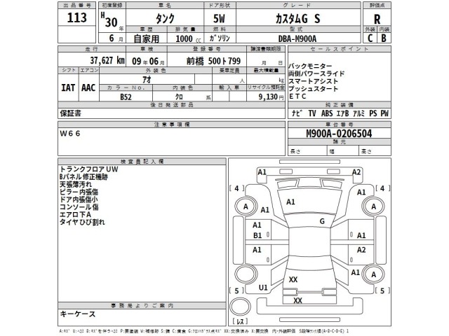 Toyota TANK 2018 7178132-2