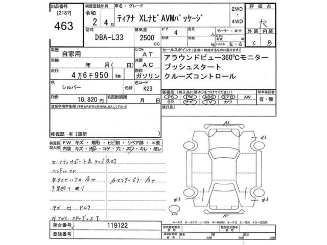 Nissan TEANA 2020 7179888-2