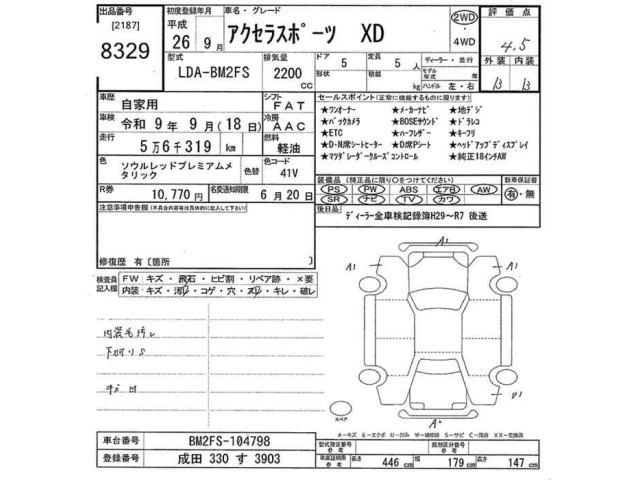 Mazda AXELA 2014 7190255-2