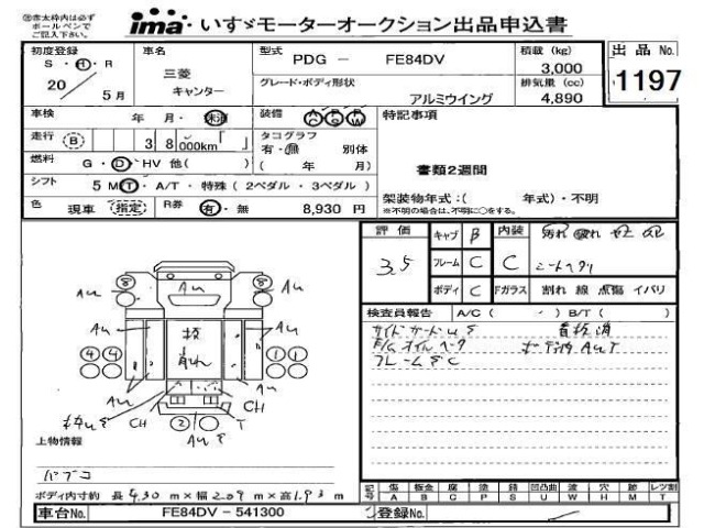 Mitsubishi CANTER 2008 7197511-2