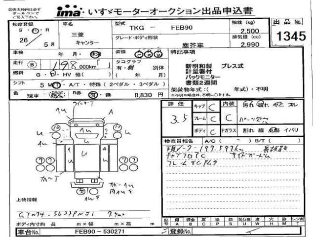 Mitsubishi CANTER 2014 7197527-2