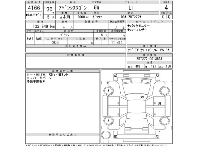 Toyota AVENSIS WAGON 2018 7229514-2