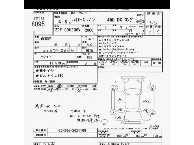 Toyota HIACE VAN 2022 7231937-2
