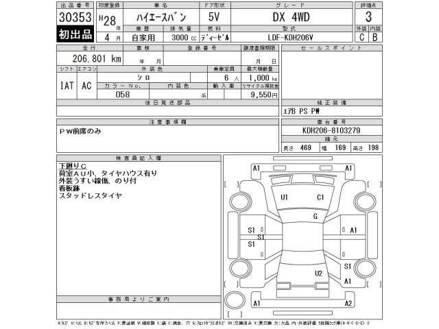 Toyota HIACE VAN 2016 7231994-2