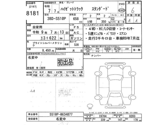 Daihatsu HIJET TRUCK 2025 7231451-2