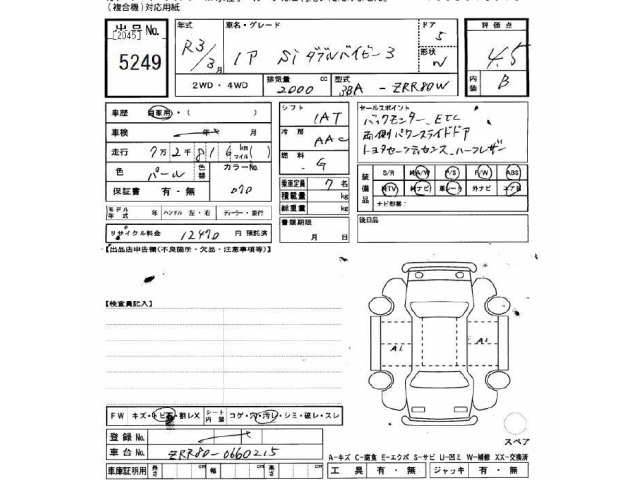 Toyota NOAH 2021 7206401-2