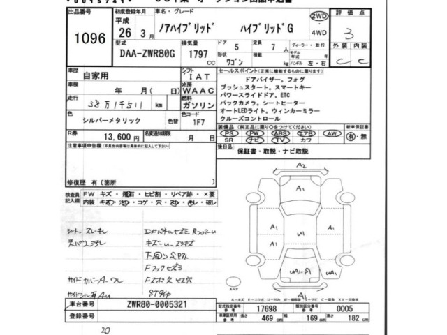 Toyota NOAH 2014 7206591-2