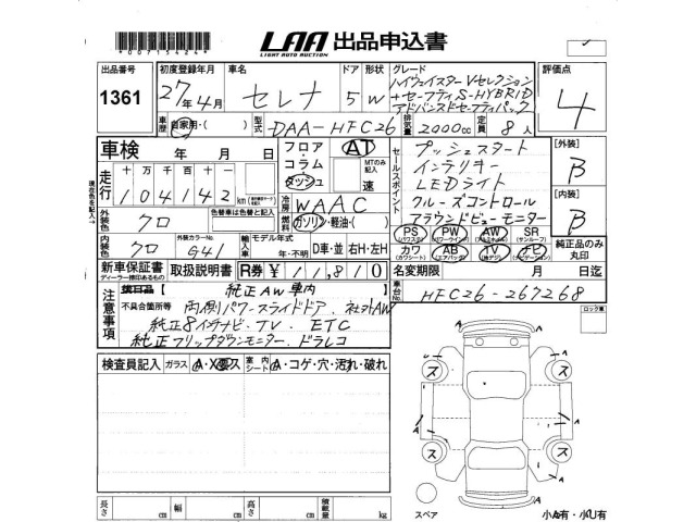 Nissan SERENA 2015 7233308-2