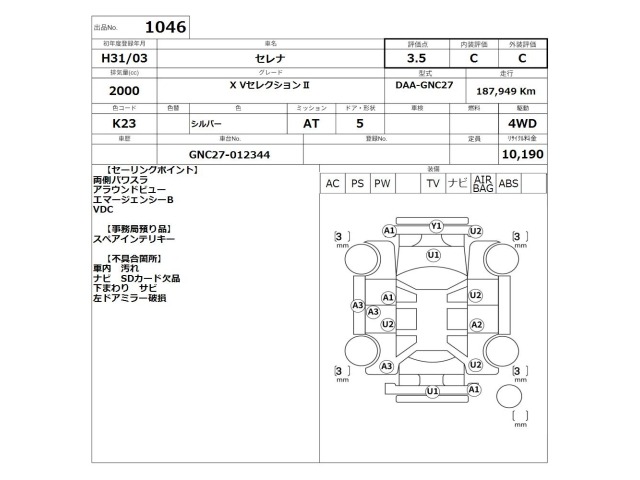 Nissan SERENA 2019 7233339-2