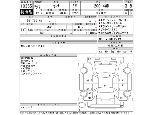 Nissan SERENA 2015 7233442-2