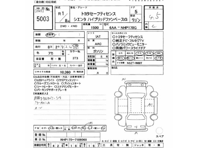 Toyota SIENTA 2019 7234898-2
