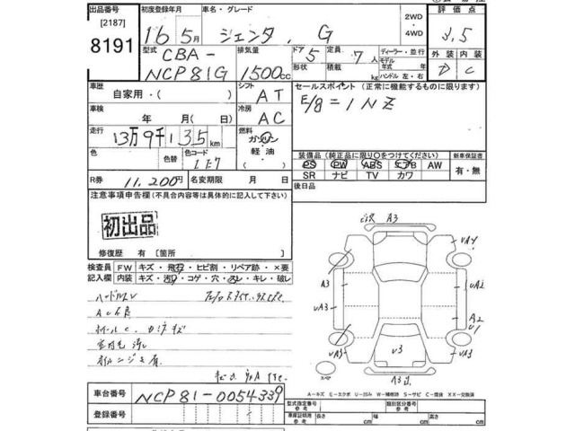 Toyota SIENTA 2004 7234926-2