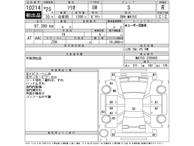 Suzuki SOLIO 2013 7236474-2