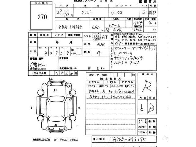 Suzuki ALTO WORKS 2017 7253904-2