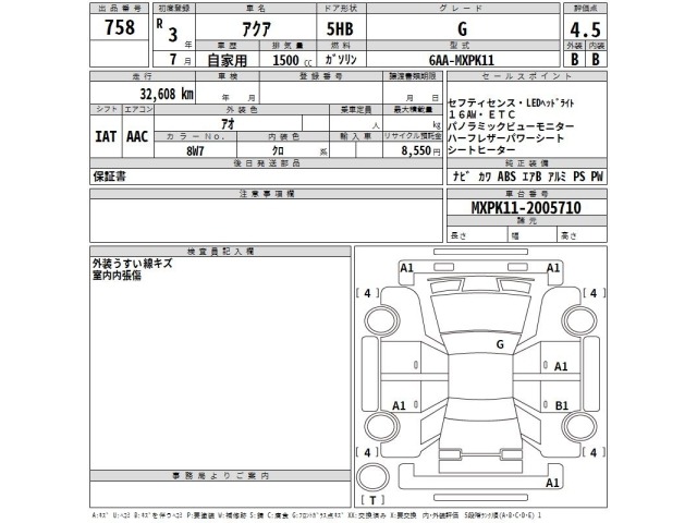 Toyota AQUA 2021 7253641-2