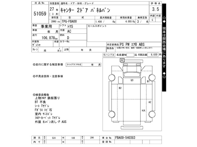 Mitsubishi CANTER 2015 7248756-2