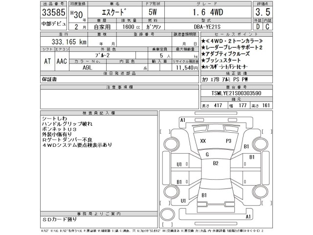 Suzuki ESCUDO 2018 7254349-2