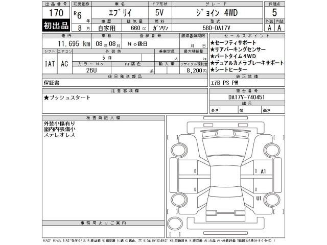 Suzuki EVERY 2024 7249431-2