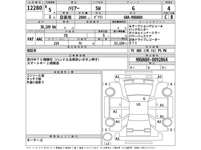 Toyota HARRIER 2023 7237500-2