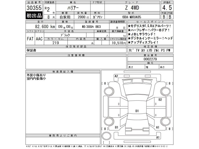 Toyota HARRIER 2020 7237537-2