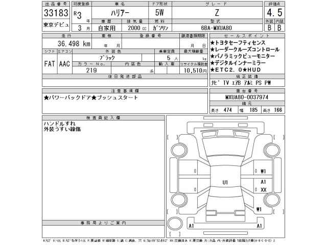Toyota HARRIER 2021 7237544-2