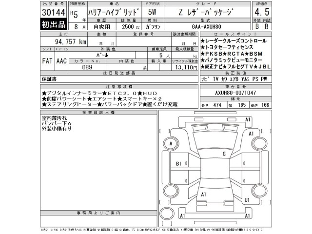 Toyota HARRIER 2023 7237587-2