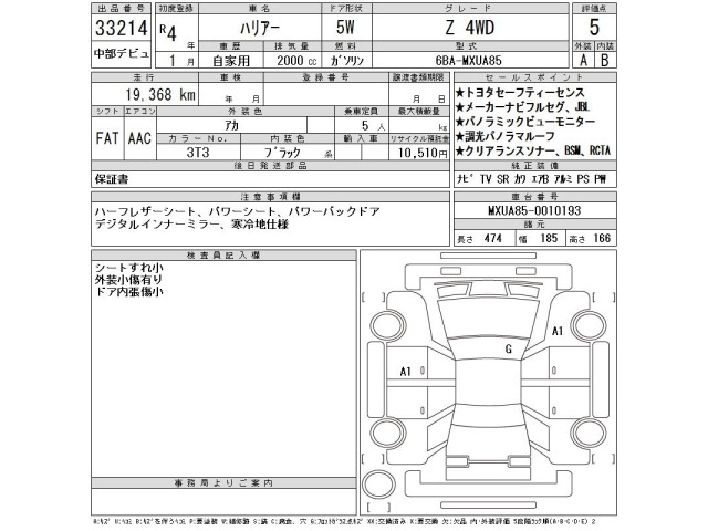 Toyota HARRIER 2022 7237618-2